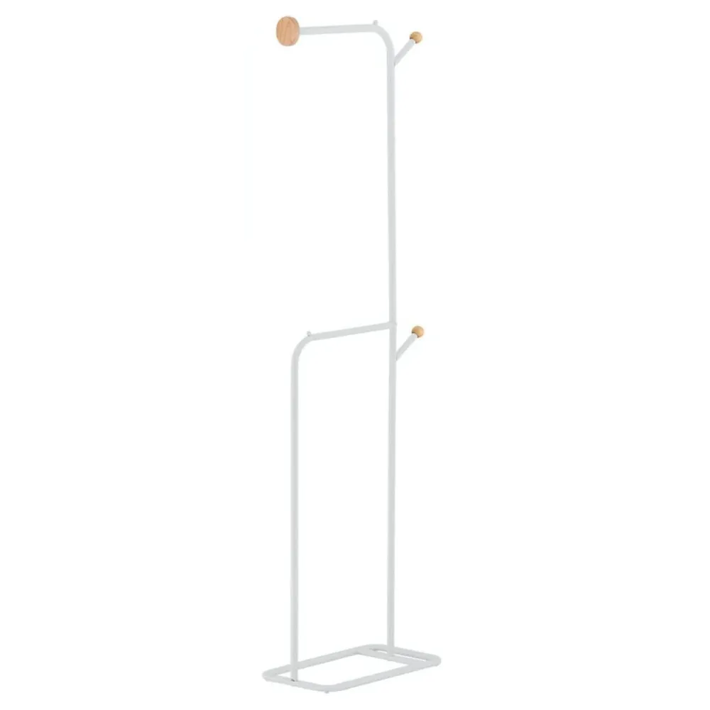 Suport / stander haine LS157A cu bara umerase, metal, 48 x 28 x 174.5 cm