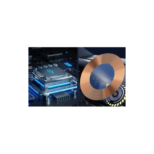 Suport telefon auto magnetic cu incarcare wireless si iluminare RGB — imaginea 7