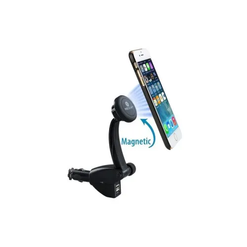 Suport telefon magnetic USB pentru incarcare