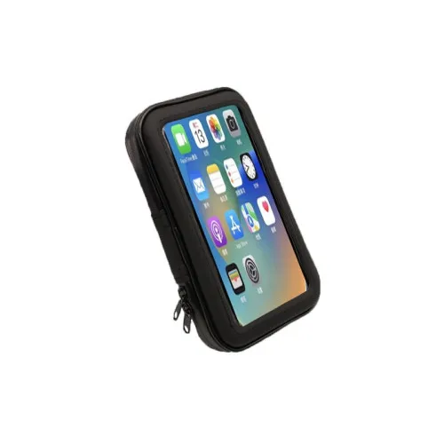Suport telefon moto bicicleta cu husa impermeabila rotire 360° — imaginea 2