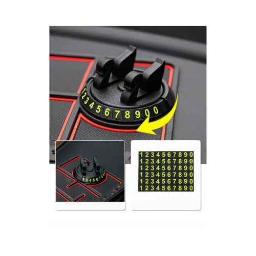 Suport telefon multifunctional antiderapant pentru bord auto — imaginea 3