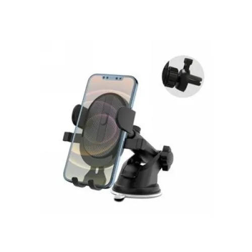 Suport telefon premium auto 2 in 1 prindere ventuza si grila