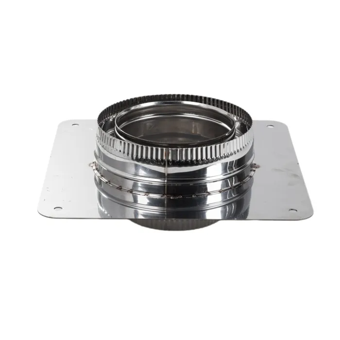 Suport trecere cos zidit - cos inox, Versia Lux, D 200/260 mm