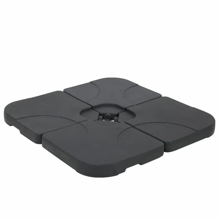 Suport umbrela Grandio Mob, HDPE, forma patrata, 50 x 50 x 7.5 cm