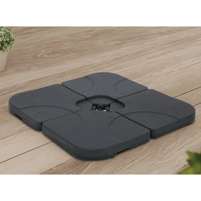 Suport umbrela Grandio Mob, HDPE, forma patrata, 50 x 50 x 7.5 cm — imaginea 3