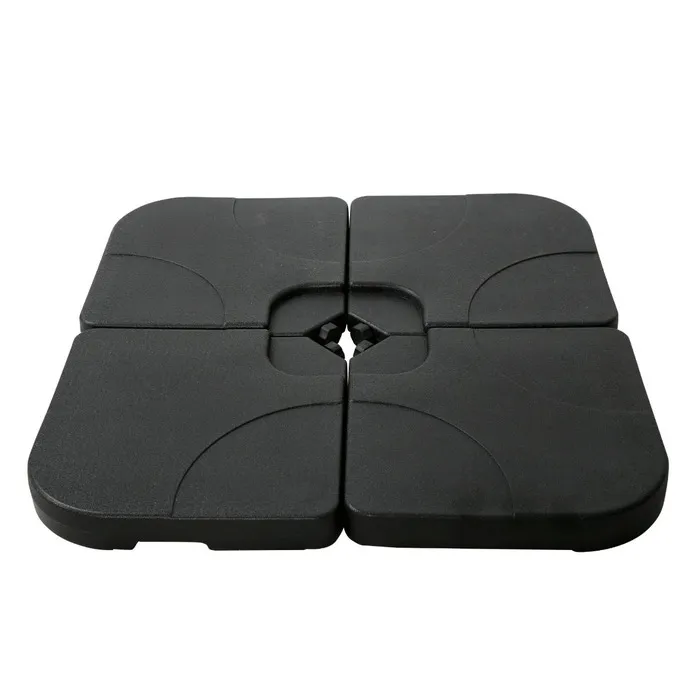 Suport umbrela Grandio Mob, HDPE, forma patrata, 50 x 50 x 7.5 cm — imaginea 2