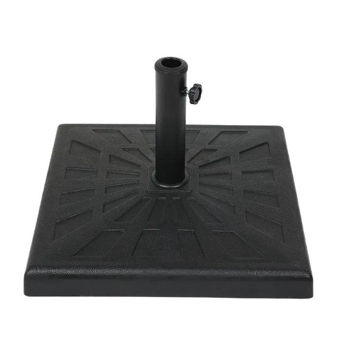 Suport umbrela TA-BB010, metal, forma patrata, 50 x 50 x 34 cm