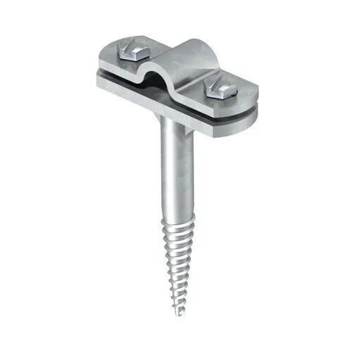 Suport zincat OBO Bettermann pentru conductor de impamantare Ø8-10 mm, cu filet holsurub