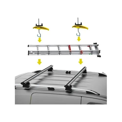 Suporti fixare scara auto universali cu cheie pentru bare transversale 2 bucati — imaginea 3