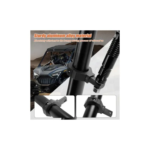Suporti universali proiectoare LED prindere rollbar bullbar max 50 mm set 2 bucati — imaginea 2