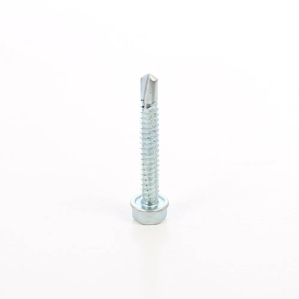 Surub autoforant, cu cap hexagonal, din otel, DIN 7504 K, 6.3 x 38 mm