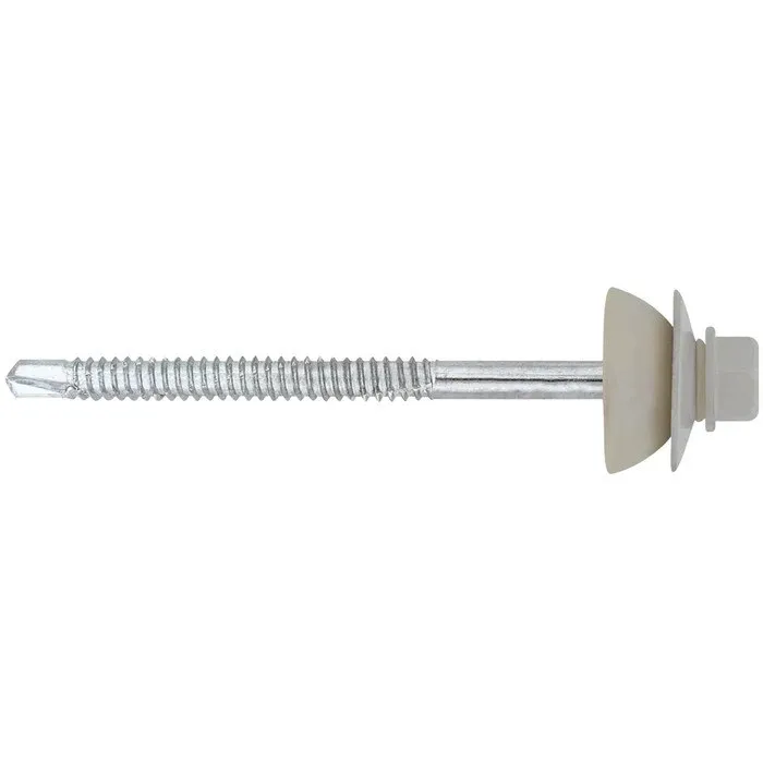 Surub autoforant, cu cap hexagonal, din otel, Friulsider, 6.3 x 120 mm