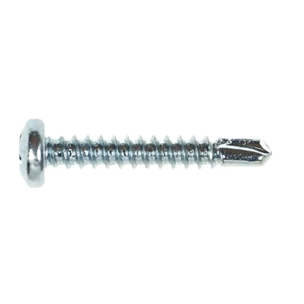 Surub autoforant pentru lemn, din otel, zincat alb, cu cap bombat, amprenta Phillips, PH 2, Friulsider, 3.5 x 22 mm