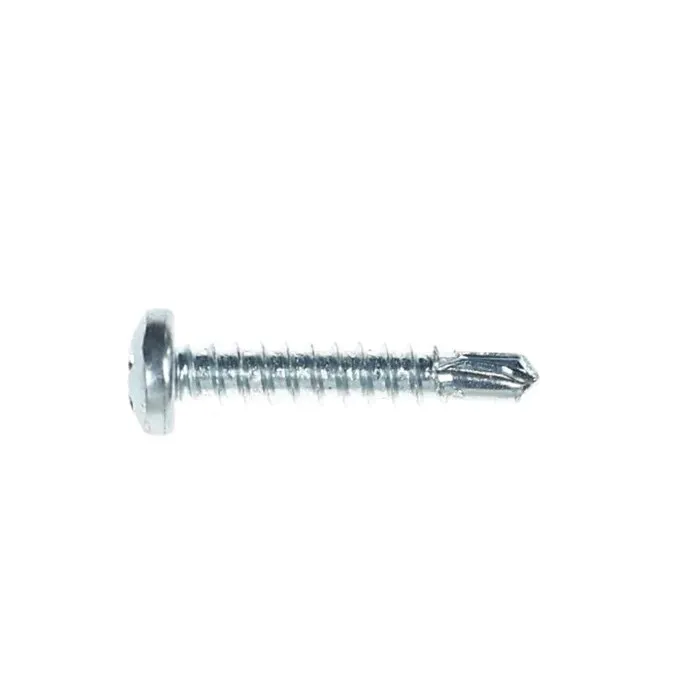 Surub autoforant pentru lemn, din otel, zincat alb, cu cap bombat, amprenta Phillips, PH 2, Friulsider, 3.5 x 19 mm, 50 bucati