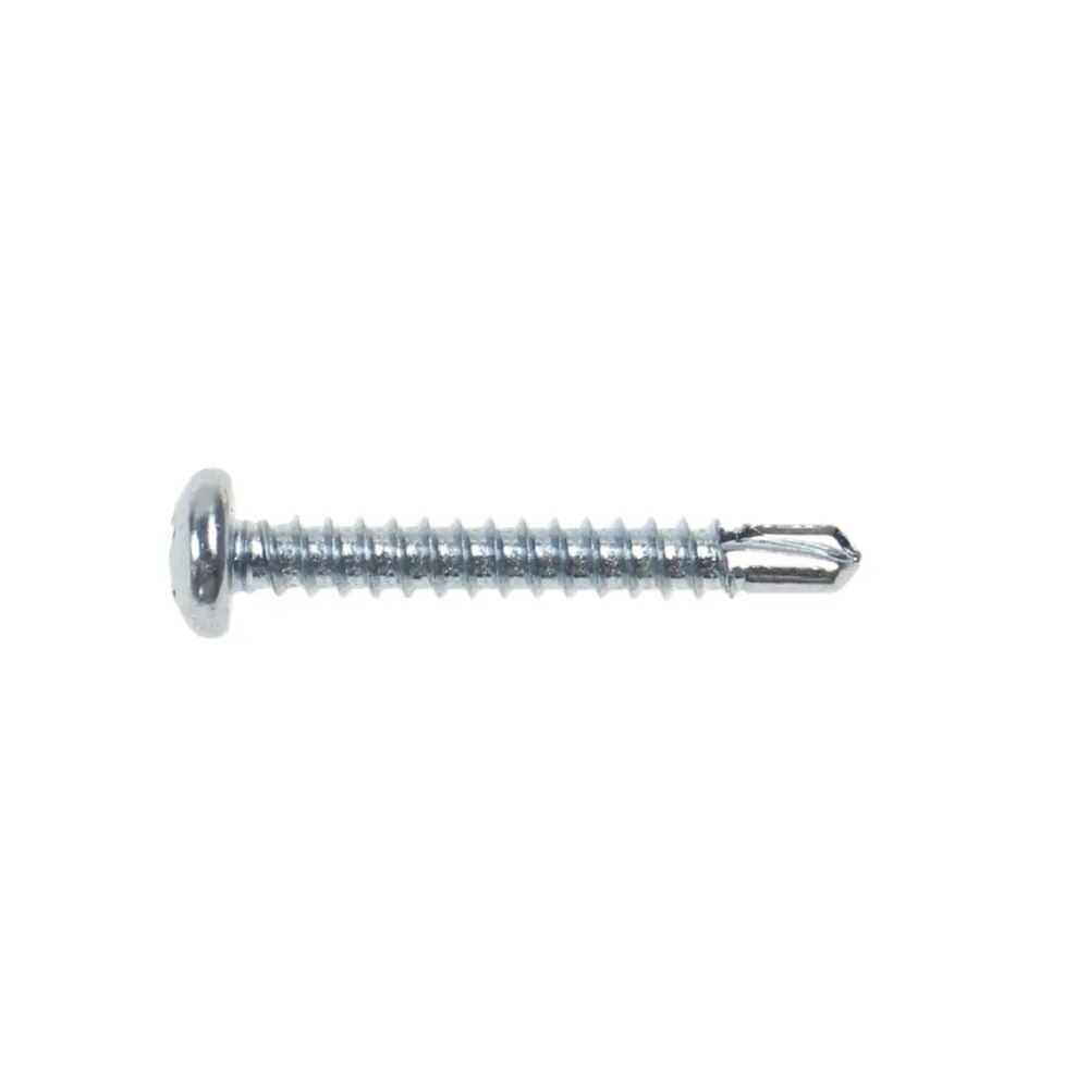 Surub autoforant pentru lemn, din otel, zincat alb, cu cap bombat, amprenta Phillips, PH 2, Friulsider, 3.5 x 25 mm