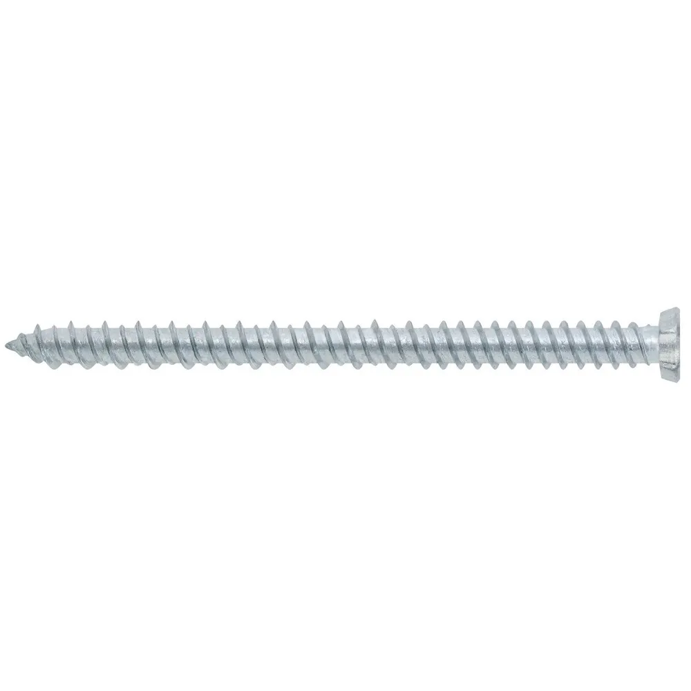 Surub montaj pentru ferestre / usi, amprenta Torx, TX 30, Friulsider VF, otel, zincat alb, 7.5 x 150 mm