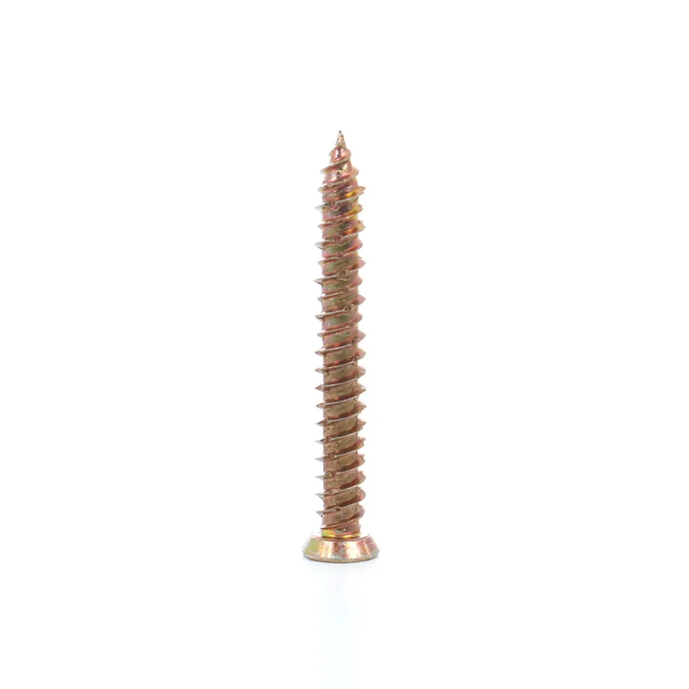 Surub montaj pentru ferestre / usi, amprenta Torx, TX 30, SEA 210, otel, zincat galben, 7.5 x 62 mm
