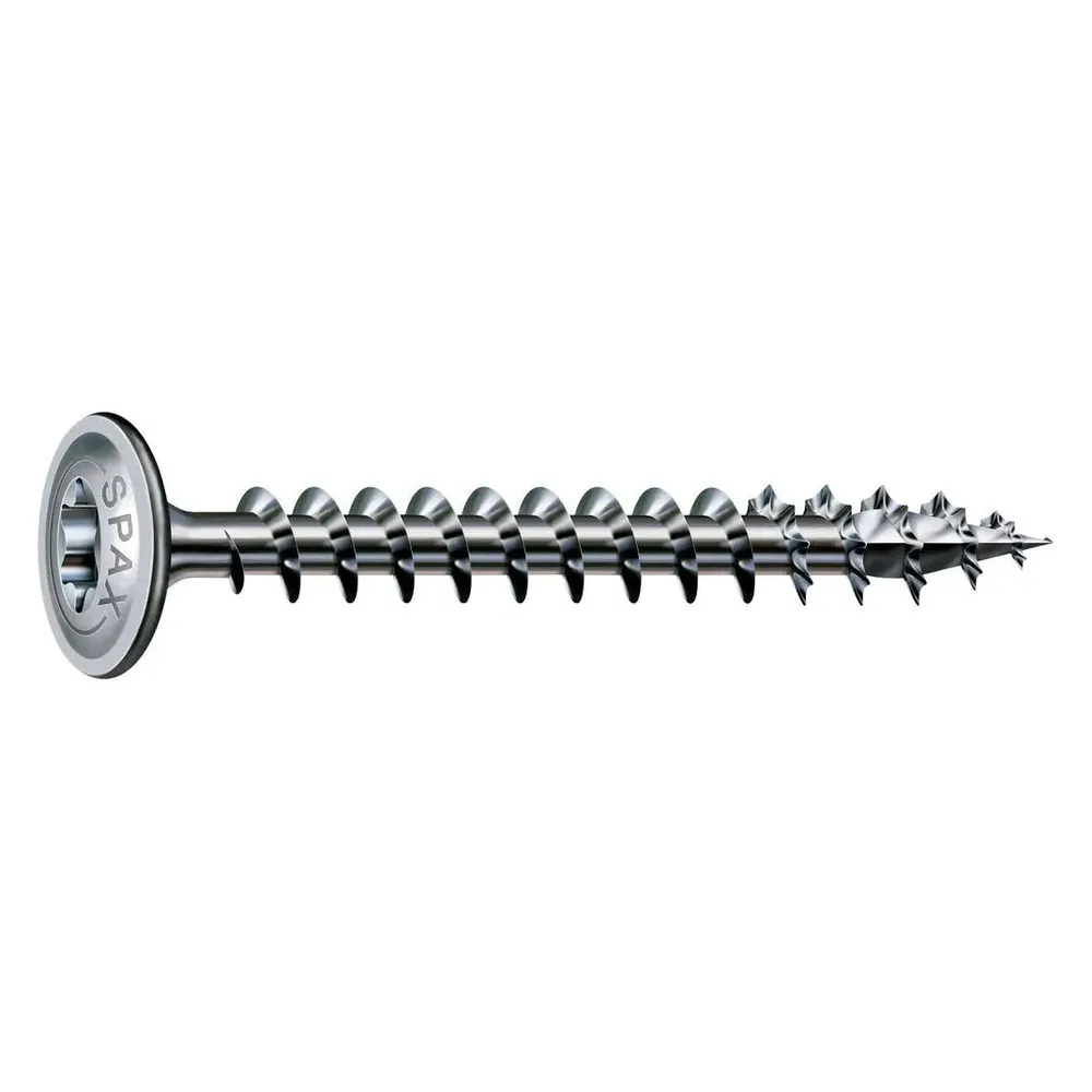 Surub pentru lemn, autofiletant, din otel, cu cap saiba, Spax, amprenta T-STAR plus, 6 x 40 mm