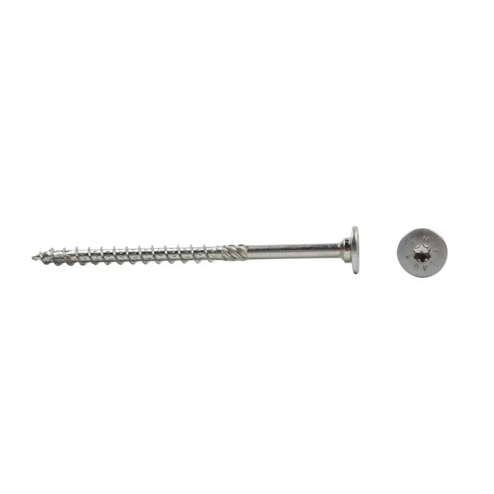 Surub pentru lemn, autofiletant, din otel, Friulsider WTL, amprenta Torx, TX40, 8 x 100 mm