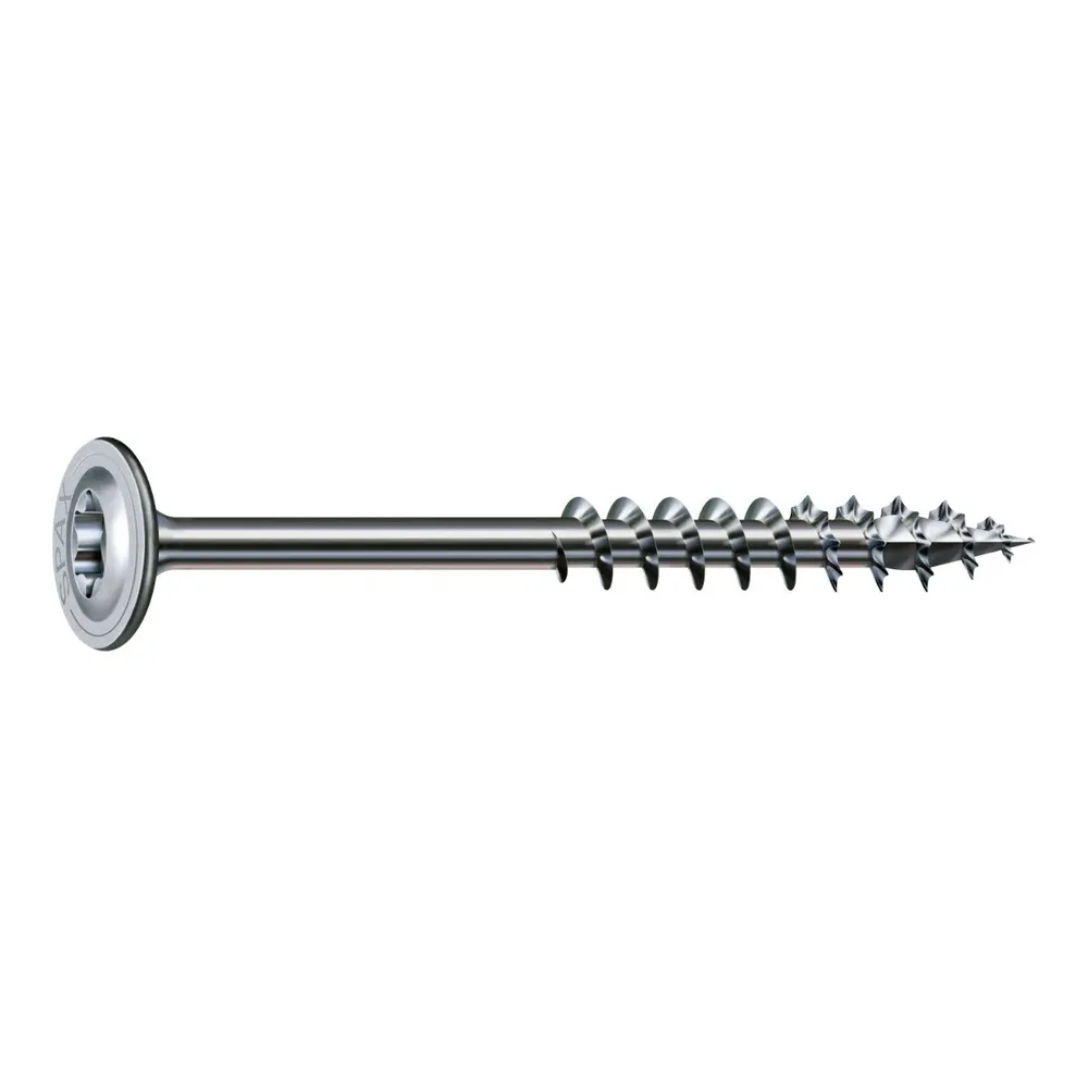 Surub pentru lemn, filet partial, din otel, cu cap saiba, amprenta Torx, T30, Spax T-Star Plus, 6 x 100 mm