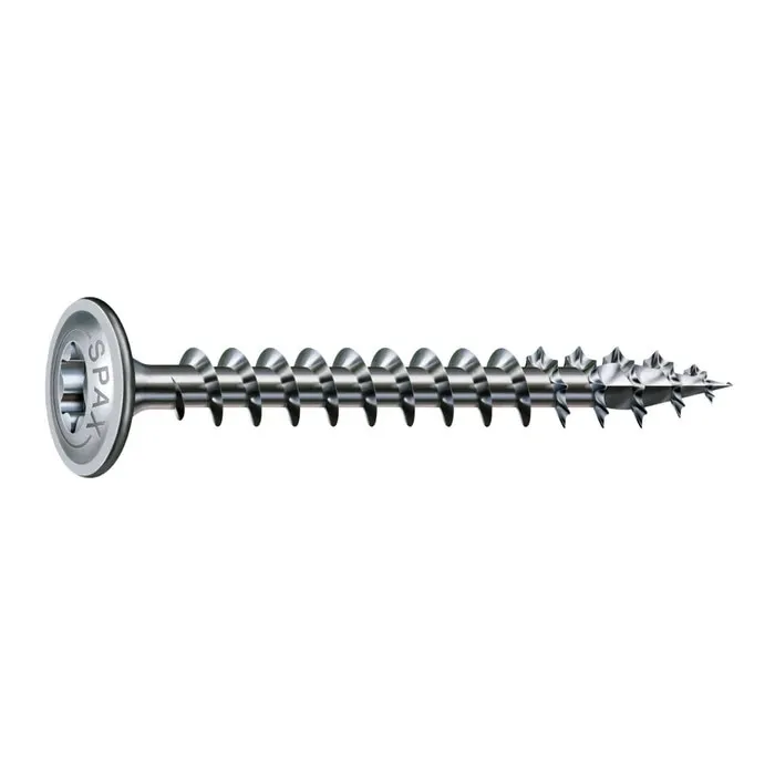 Surub pentru lemn, filet total, din otel, cu cap saiba, amprenta Torx, T50, Spax T-Star, 10 x 80 mm