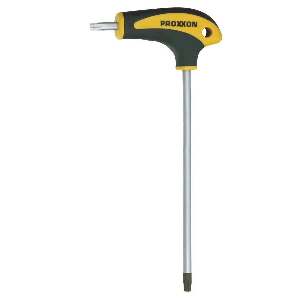 Surubelnita profil Torx / Tamper Torx, TX 25 / TTX 25, cu maner in L, Proxxon 22450, 20 mm / 160 mm