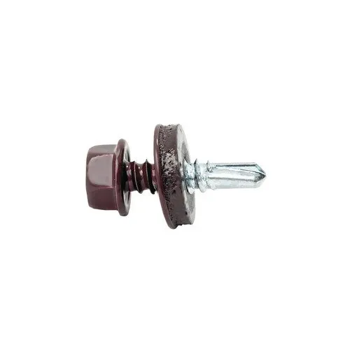 Suruburi autoforante pentru tabla 4, 8x25mm, RAL 8017, pachet 250 buc