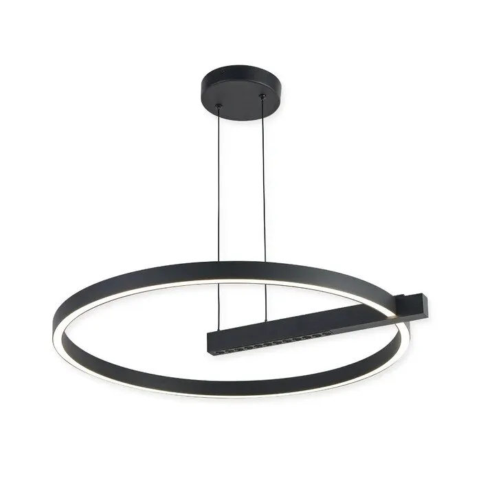 Suspensie LED Himera KL142081, 48 W, 2540 lm, lumina neutra, negru, modern
