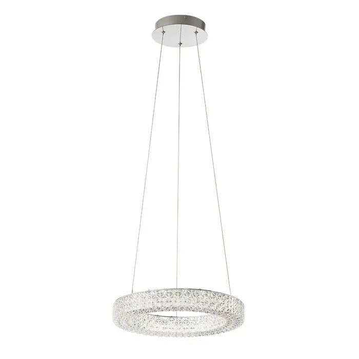 Suspensie LED Metis 01-1389, 21 W, lumina neutra, efect de cristal, modern