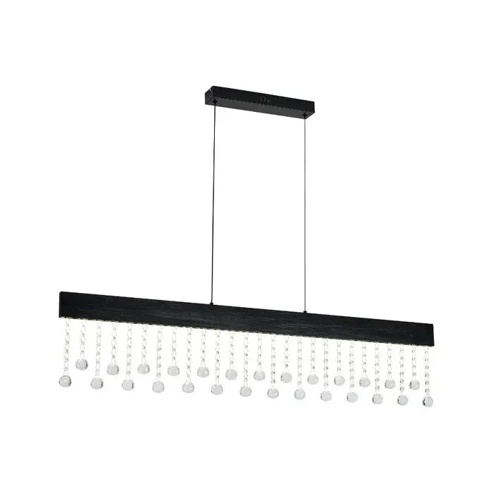 Suspensie LED Royalty KL142100, 36 W, 2210 lm, lumina neutra, negru, modern