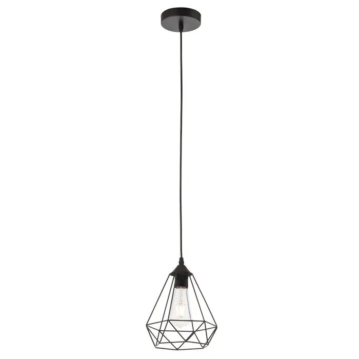 Suspensie Pendul Krill, negru mat, 1310x200mm, metal, E27