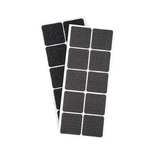 Tablete adezive cu arici pentru panouri de perete, set 10 buc, negru, 38mm x 0, 038m