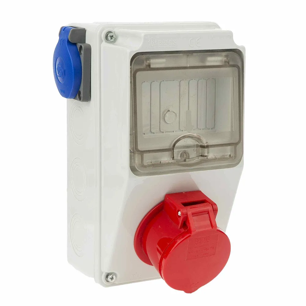 Tablou electric Bemis, montaj aparent, 5 module, IP44