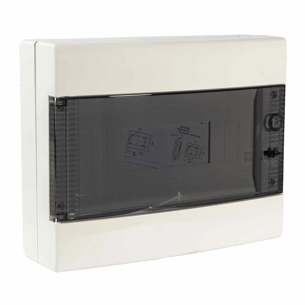 Tablou electric Gewiss, montaj aparent, 12 module, IP40