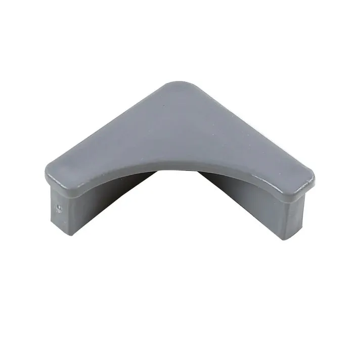 Talpa pentru picior raft modular, plastic, gri, 3.5 x 3.5 cm, set 4 bucati