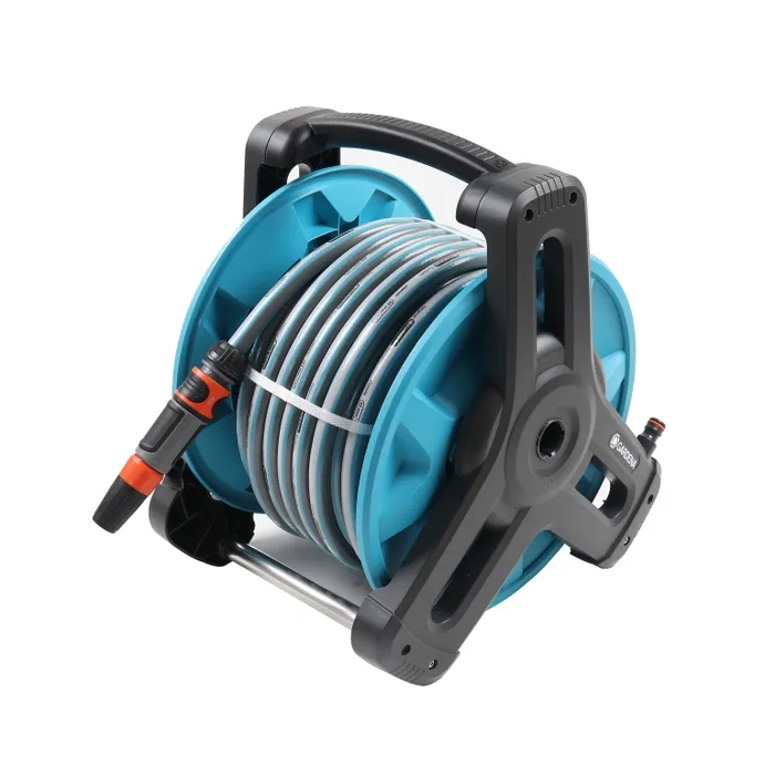Tambur pentru furtun, Gardena 08009-20 + conectori + 20 m furtun