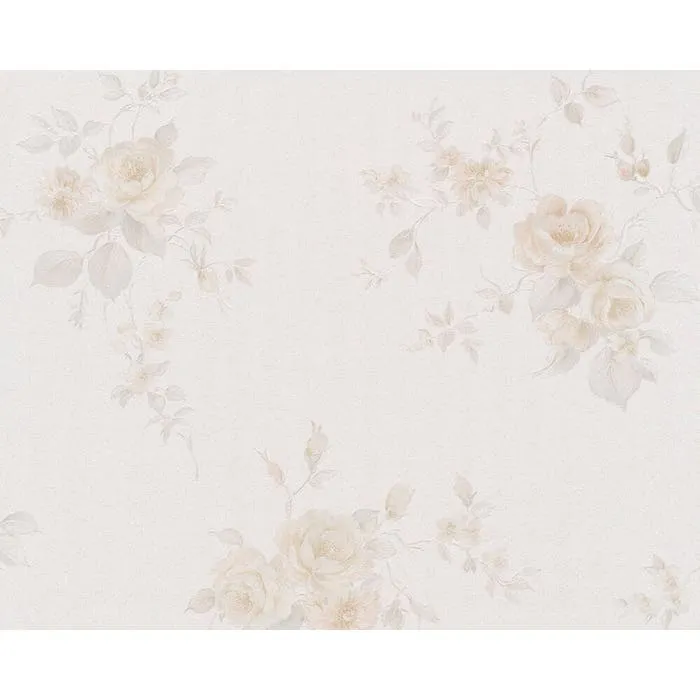 Tapet hartie, model floral, AS Creation Romantico 978318, 10 x 0.53 m