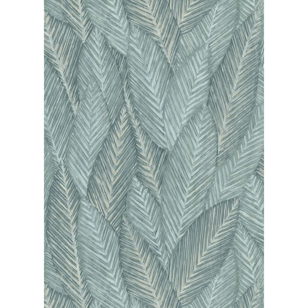 Tapet vinil Leaves, model vegetal, verde, rola 10 x 0.53 cm