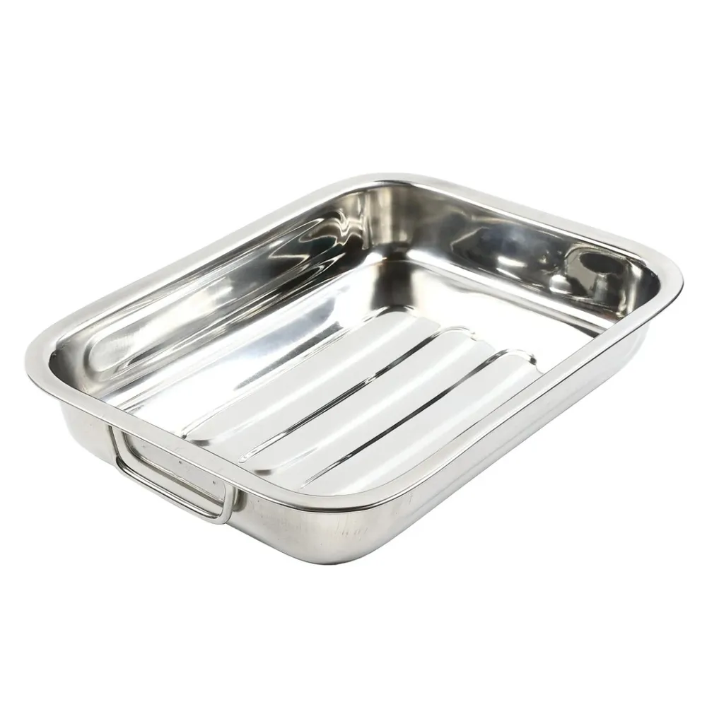 Tava cuptor, VK-2413-32, inox, dreptunghiulara, 31 x 23 x 6 cm