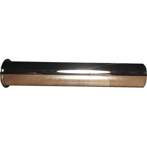 Teava cromata cu margine rasfranta Ø32 mm, L=30 cm otel inoxidabil