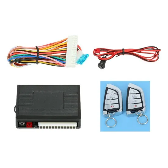 Telecomanda inchidere centralizata, cu iesire pentru sirena, 2 chei cu locas de cip, modul adaptare, cablaj