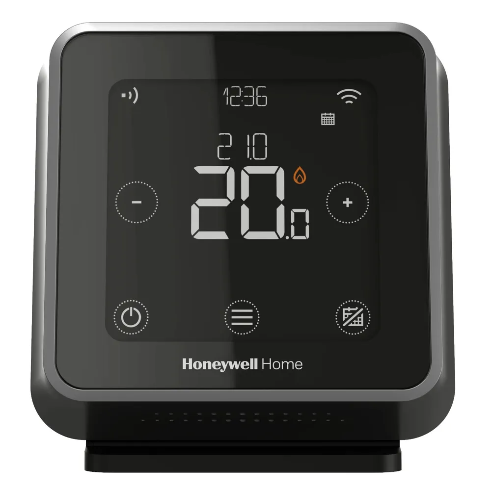 Termostat de ambient pentru centrala, wireless, Honeywell Home T6R, programabil
