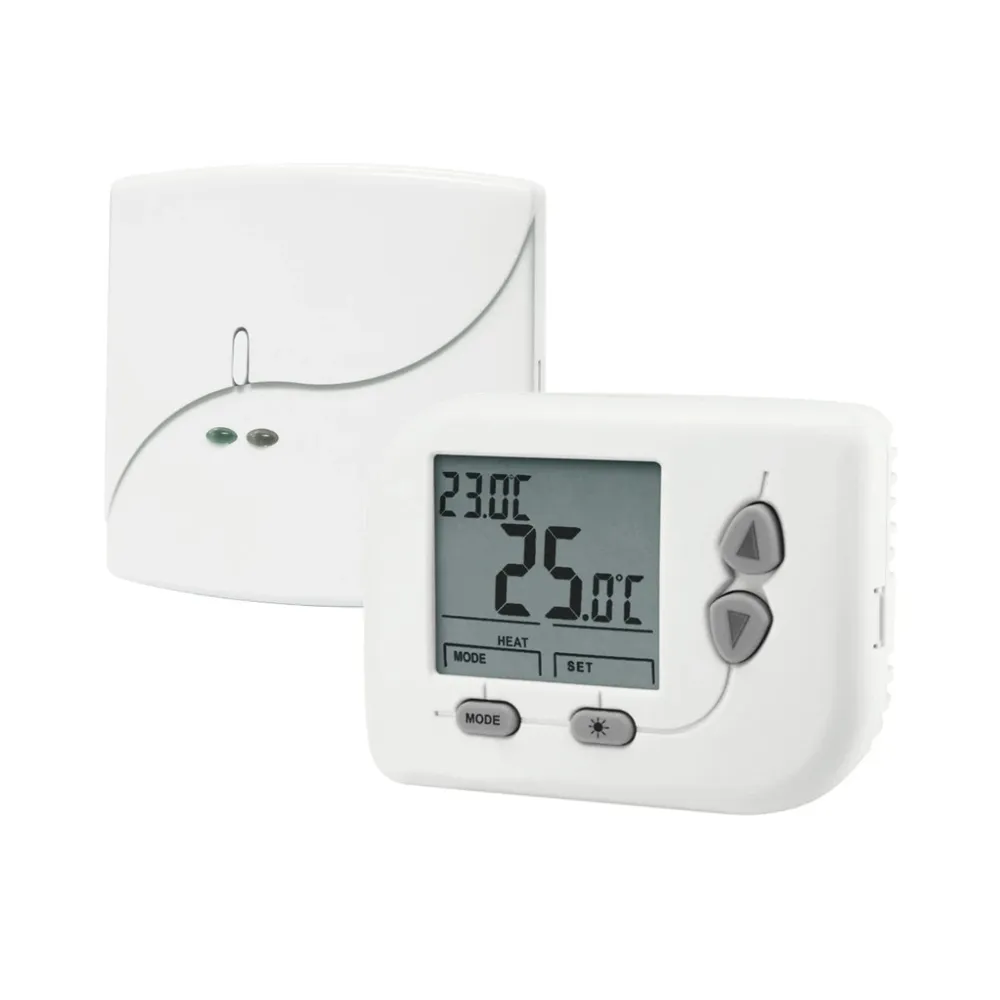Termostat de ambient pentru centrala, wireless, Paxton BL-BT062-BT68R, digital, 2 x AAA, alb