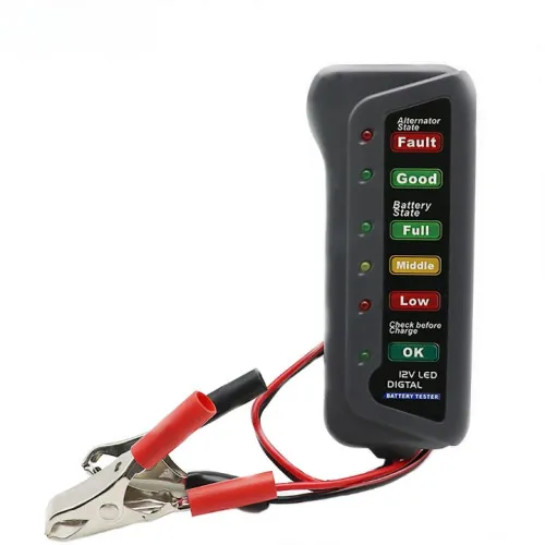 Tester pentru baterie si alternator cu indicator LED 12V — imaginea 2