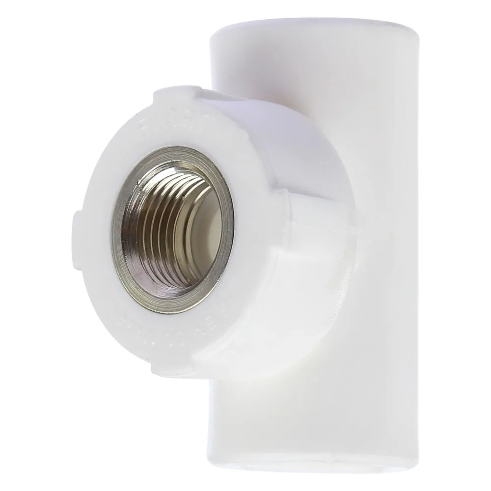 Teu PPR, D 32 mm x 3/4 ", filet interior, alb