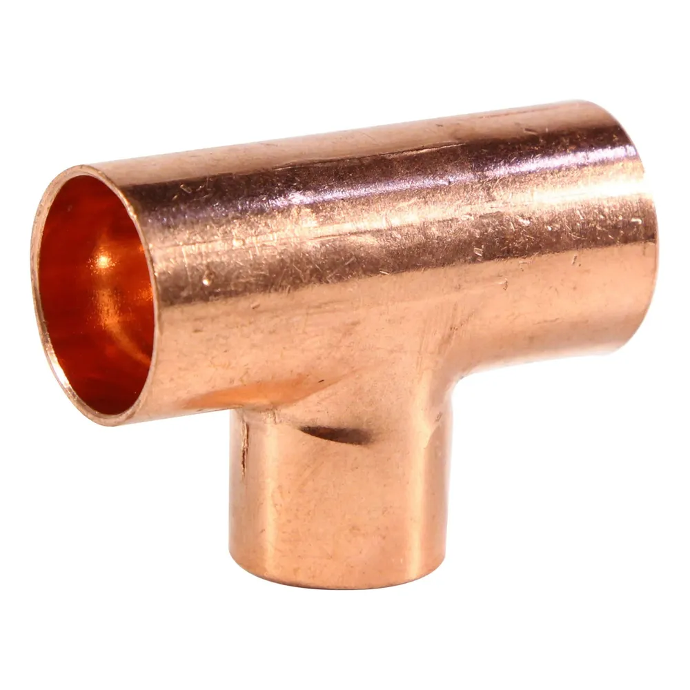 Teu redus, cupru, D 22 x 15 x 18 mm, 5130