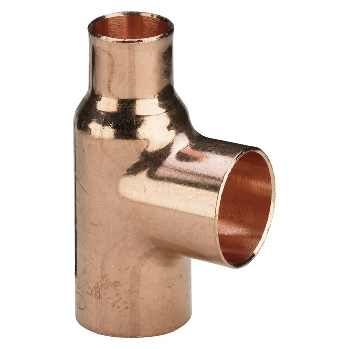 Teu redus, cupru, D 22 x 18 x 22 mm, 5130