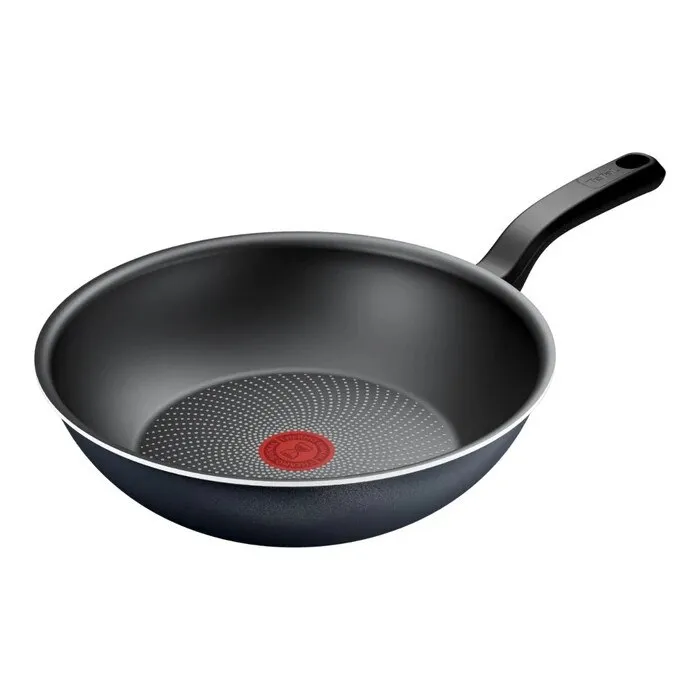 Tigaie wok Tefal So Light H0561942, aluminiu, gri, 28 cm