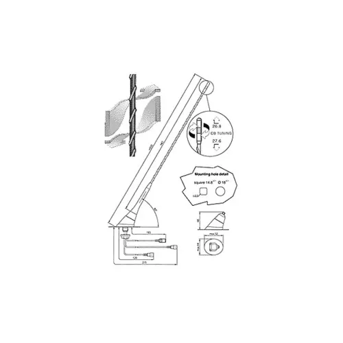 Tija antena auto VEN — imaginea 2
