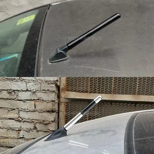 Tija antena radio auto cu 4 adaptoare 12cm — imaginea 3